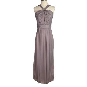 portobello bridesmaid dress Bailey Halter Neckline Bridesmaid Dress